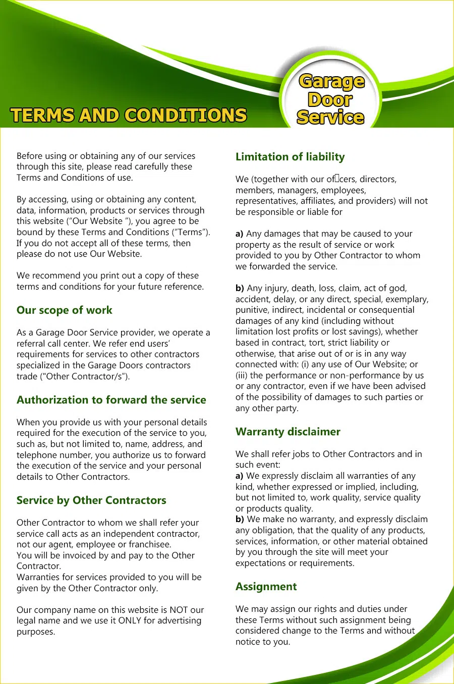 Master Garage Door Service Pontiac, MI 248-448-7325